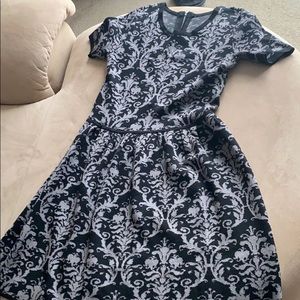 No name short sleeve sweater dress